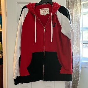 True Religion Red Graphic Hoodie